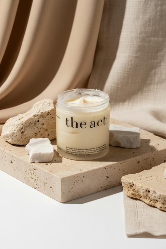 The Act Body Balm Exfoliant cu Sea Salt și Coconut, 300 g